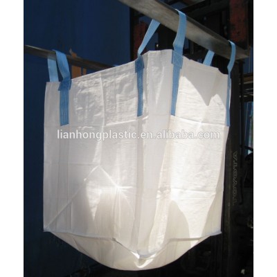 Low price hot sale polypropylene jumbo bag 1 ton 1000kg, woven pp bulk bag with pe liner, waterproof jumbo bag and price china