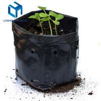 Wholesale 100% new Polyethylene agriculture Black grow bag for potato waterproof grow bag planter nursery bags for plant